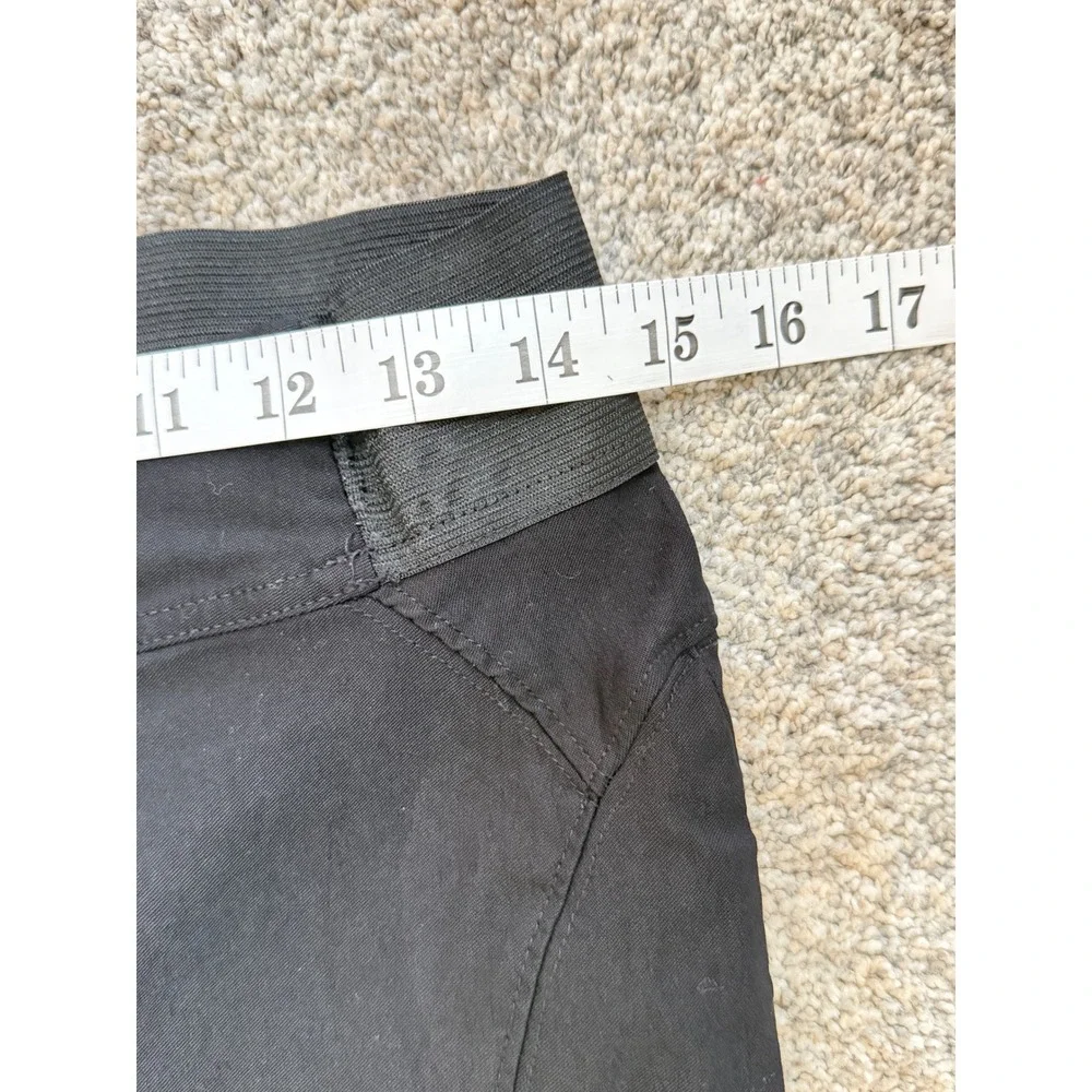Simply Vera Vera Wang Womens Black Pull On Cropped Stretch Pants Size Small